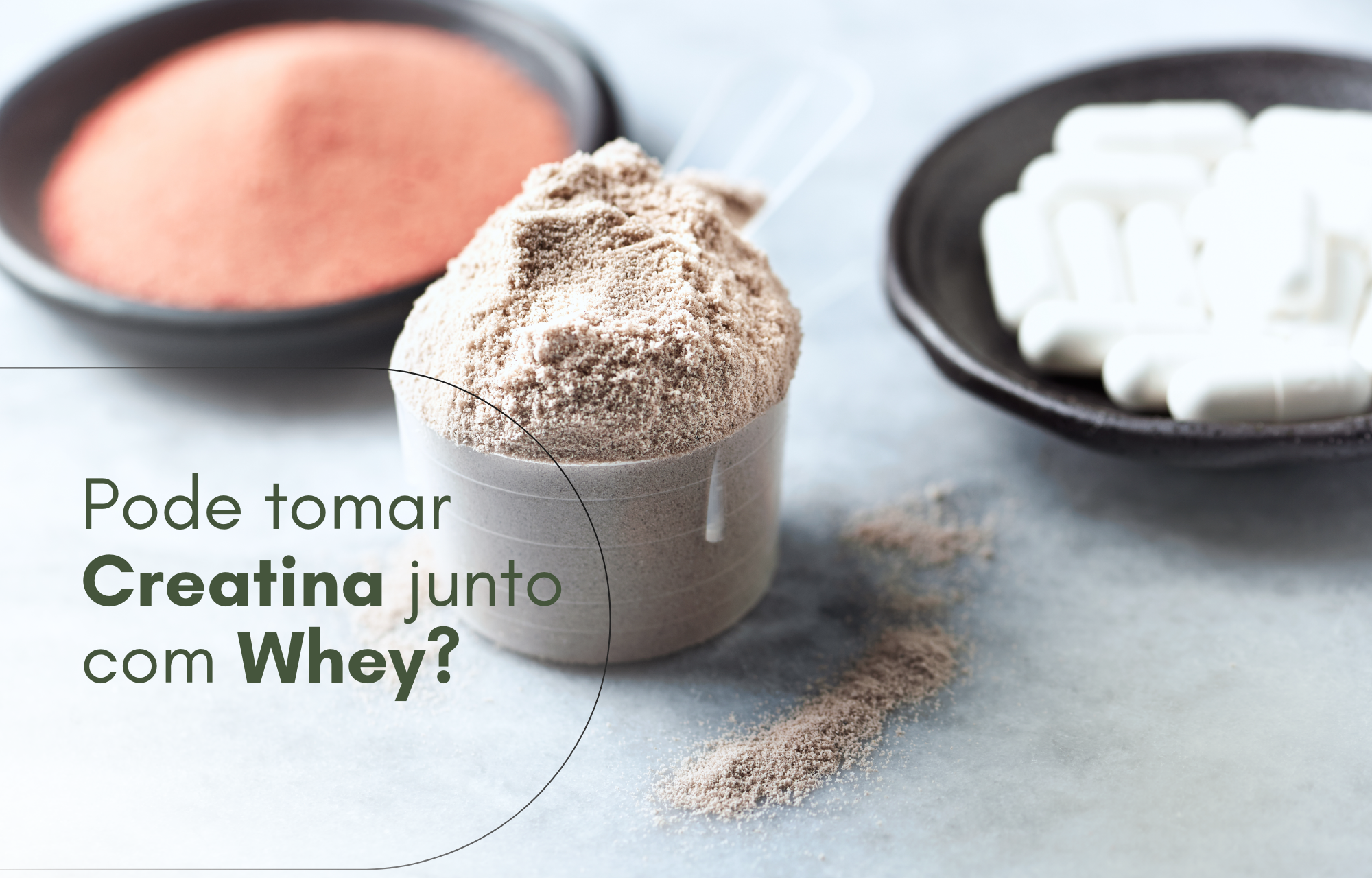 Pode tomar creatina junto com Whey