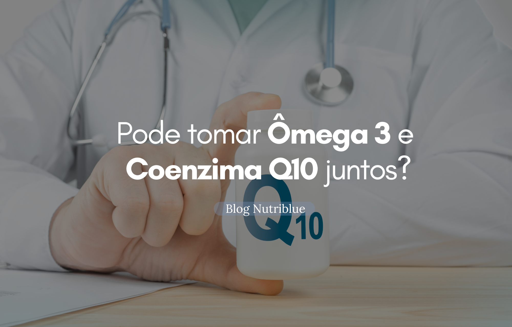 Pode tomar Ômega 3 e Coenzima Q10 juntos?